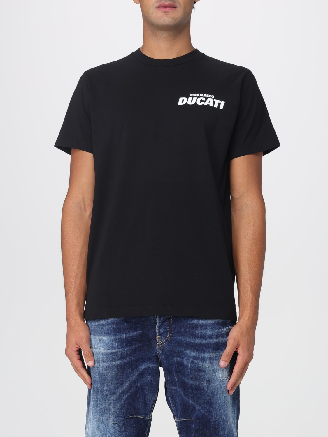 DSQUARED2 DUCATI T-SHIRT: T-shirt in cotone Ducati x Dsquared2, Nero - Img 1