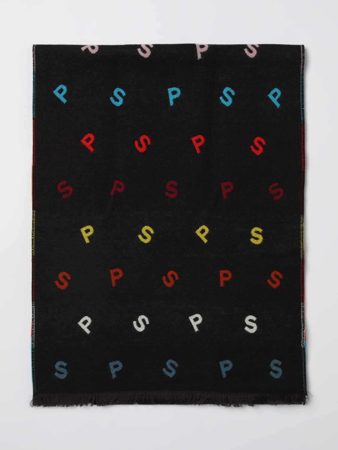 PAUL SMITH SCARF: Scarf men Paul Smith, Black - Img 1