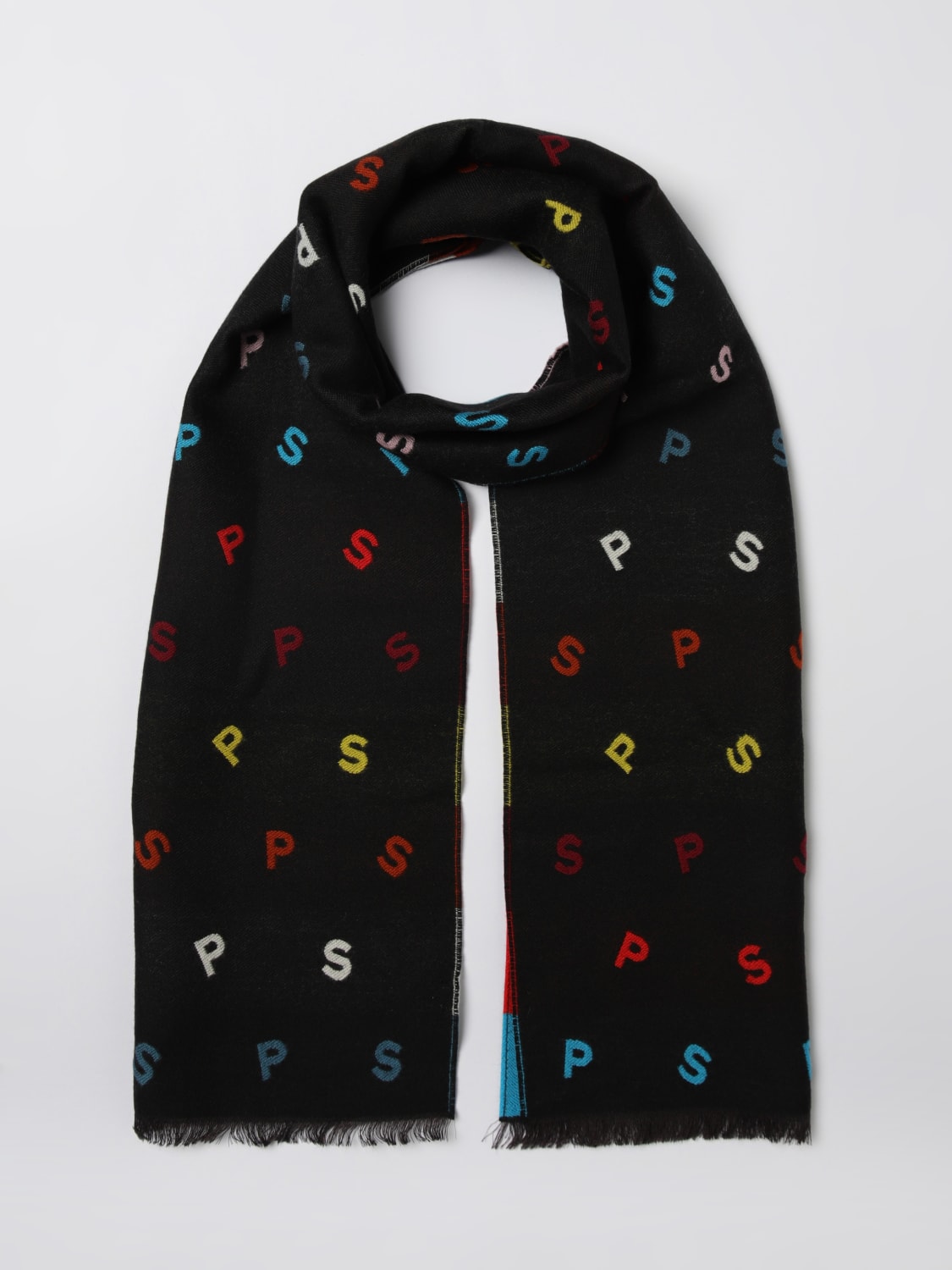 PAUL SMITH SCARF: Scarf men Paul Smith, Black - Img 2