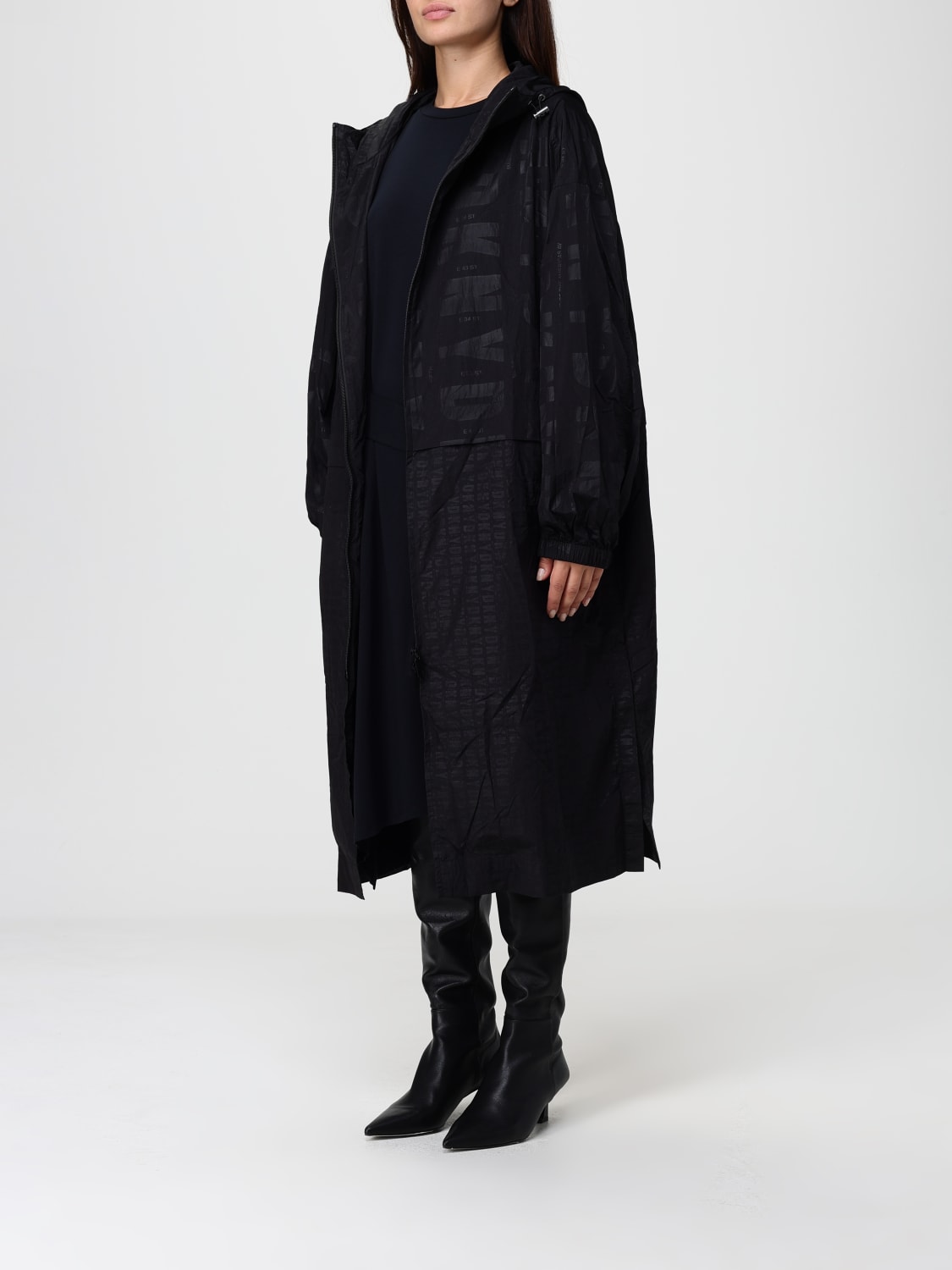 DKNY ABRIGO: Sobretodo mujer Dkny, Negro - Img 4