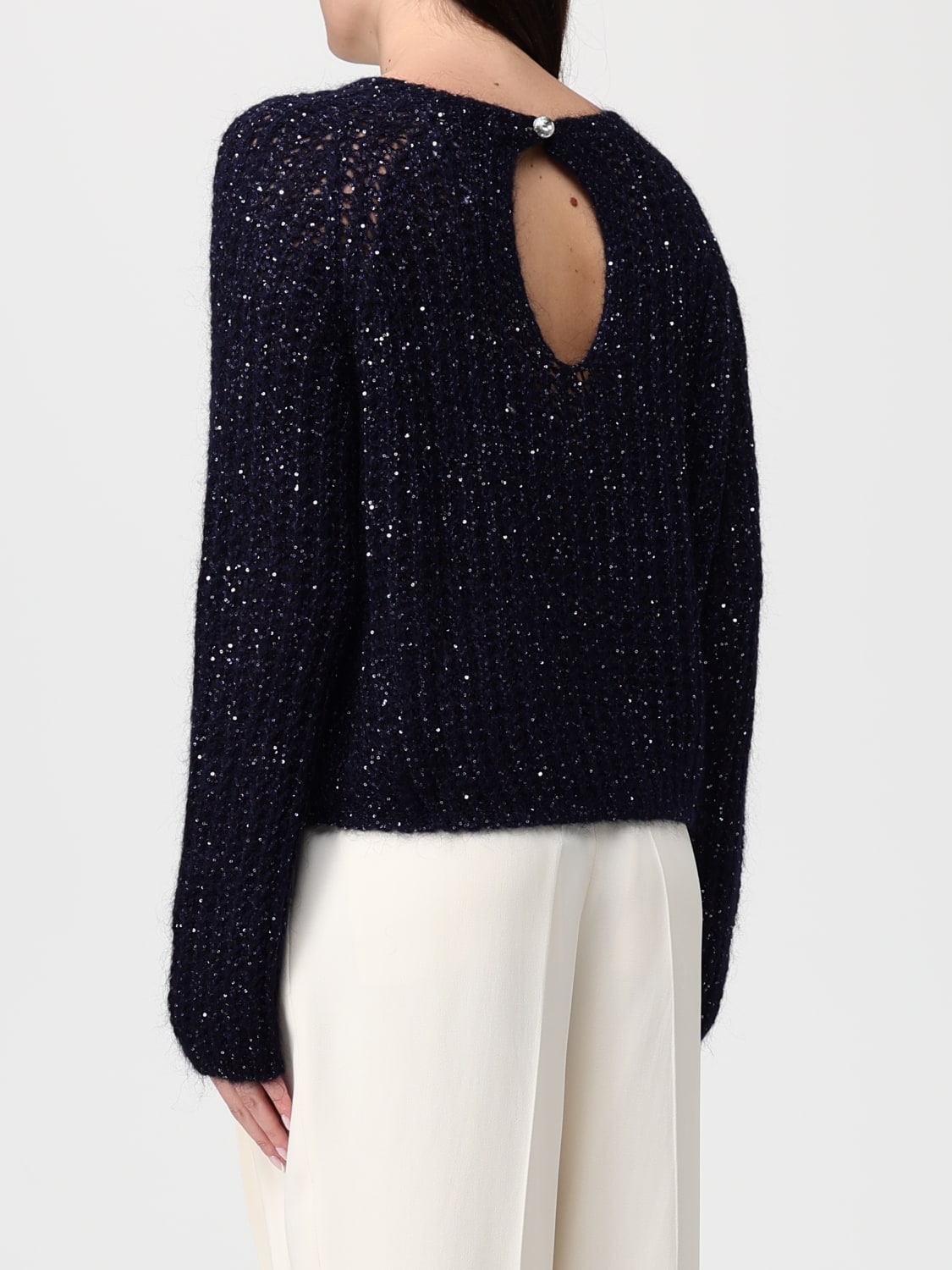 KAOS SWEATER: Sweatshirt woman Kaos, Blue - Img 2