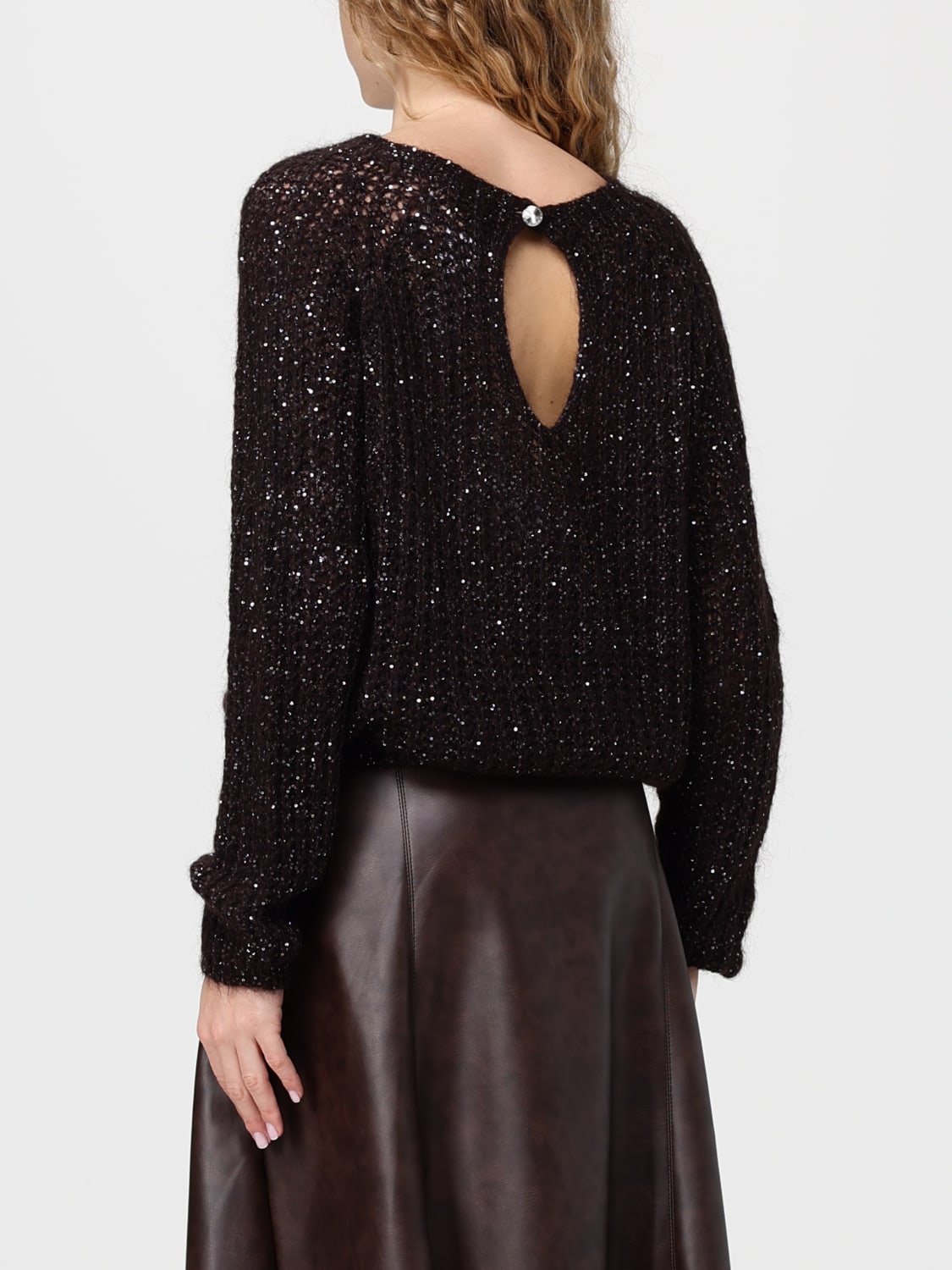 KAOS JERSEY: Sudadera mujer Kaos, Marrón - Img 2