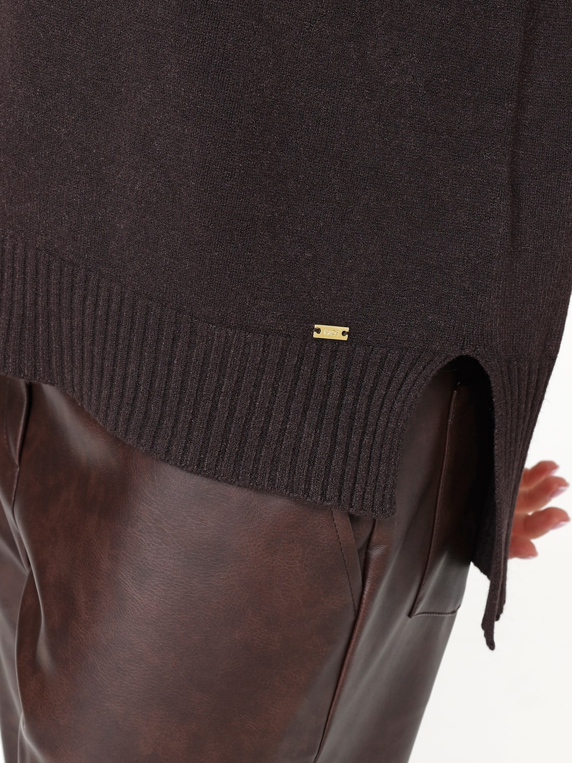 KAOS PULLOVER: Sweatshirt damen Kaos, Braun - Img 3