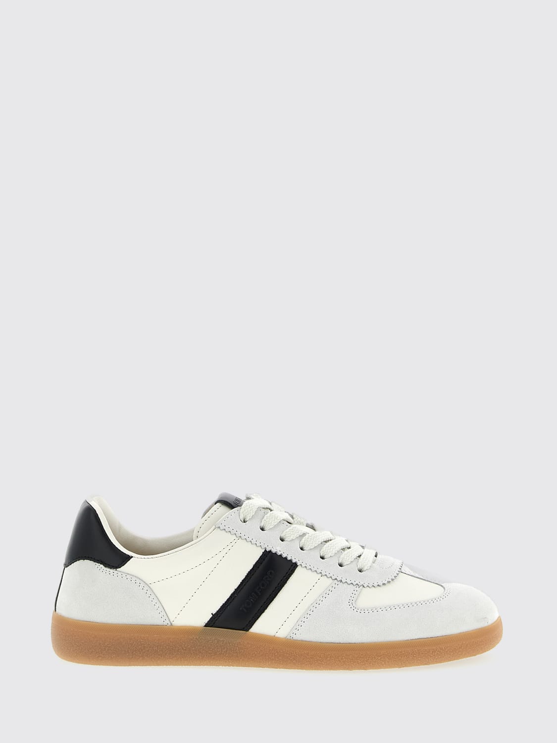 TOM FORD SNEAKERS: Sneakers Tom Ford in pelle , Bianco - Img 1