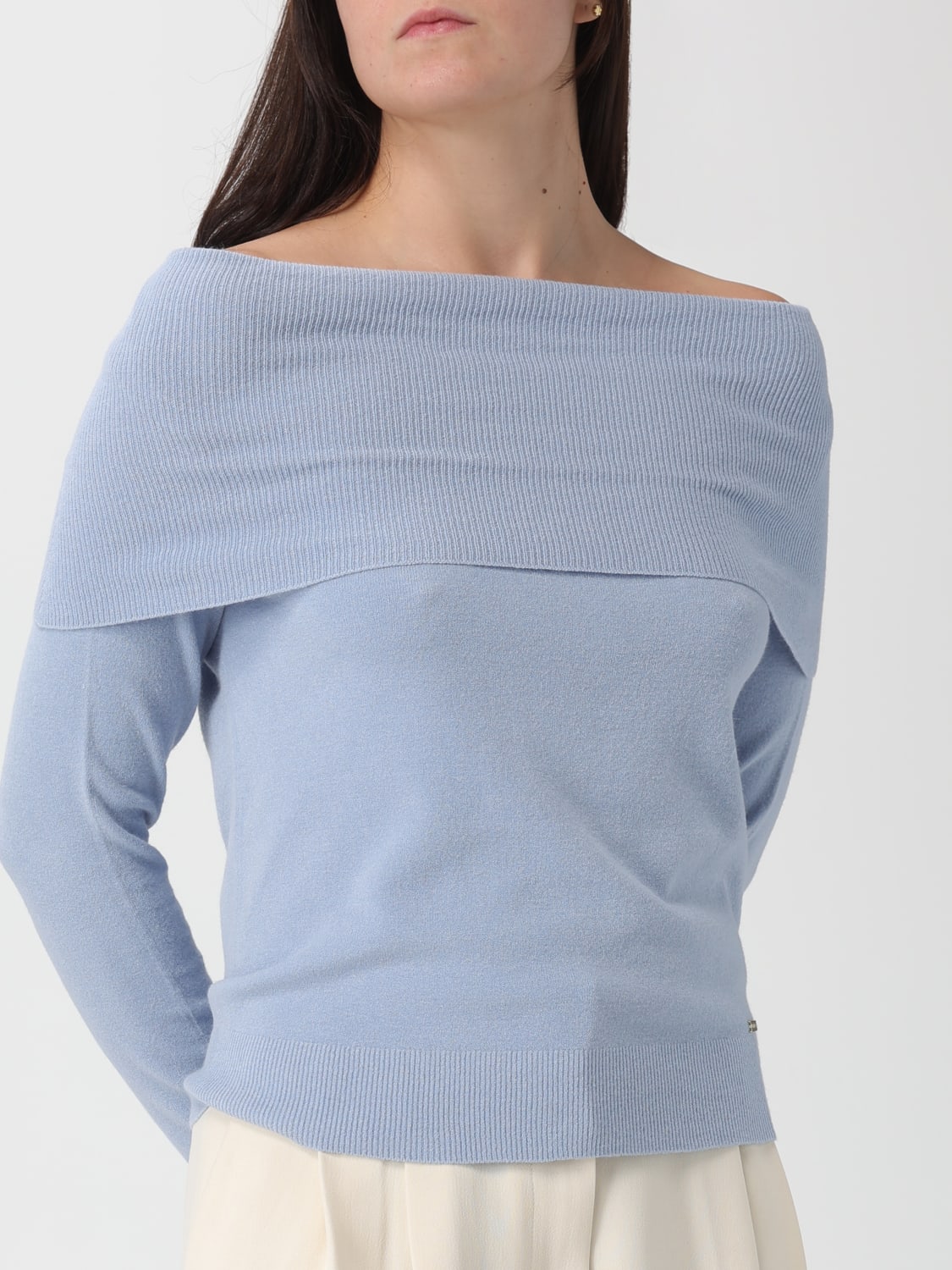KAOS SWEATER: Sweatshirt woman Kaos, Blue - Img 3