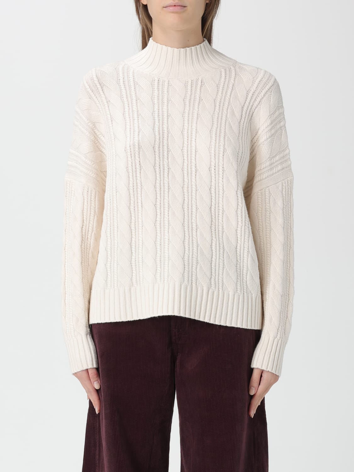 KAOS MAGLIA: Pullover dolcevita Kaos in maglia tricot , Naturale - Img 1