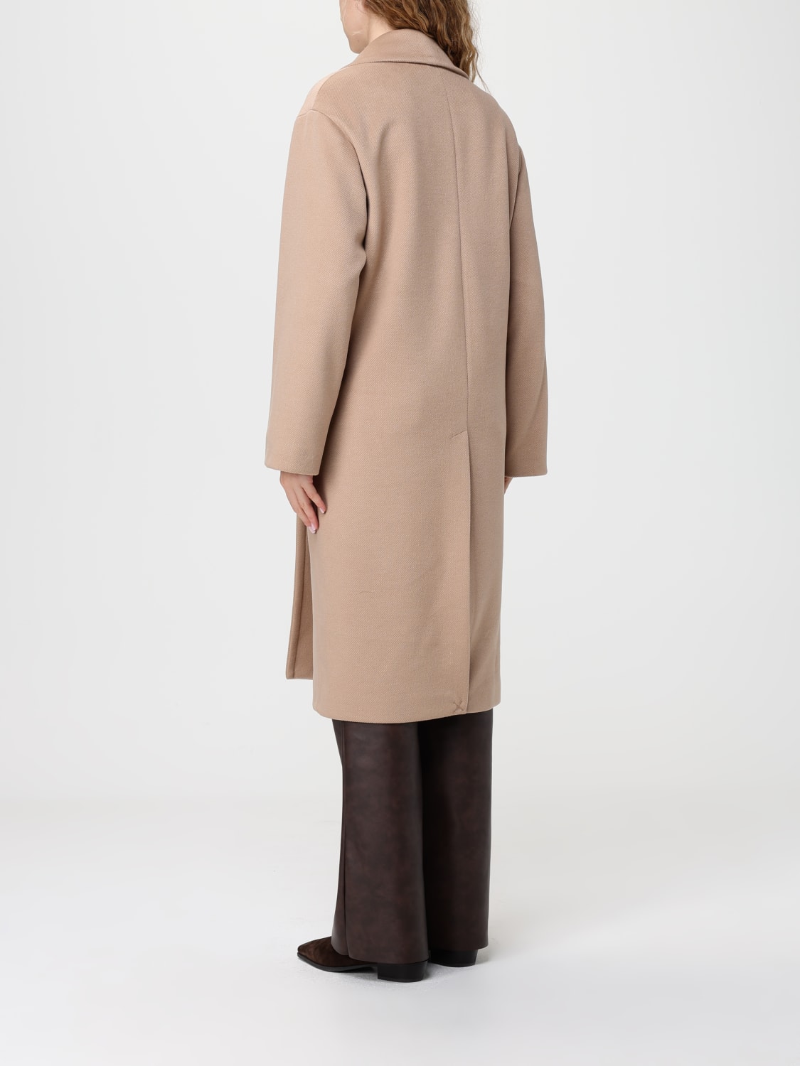KAOS COAT: Coat woman Kaos, Camel - Img 2