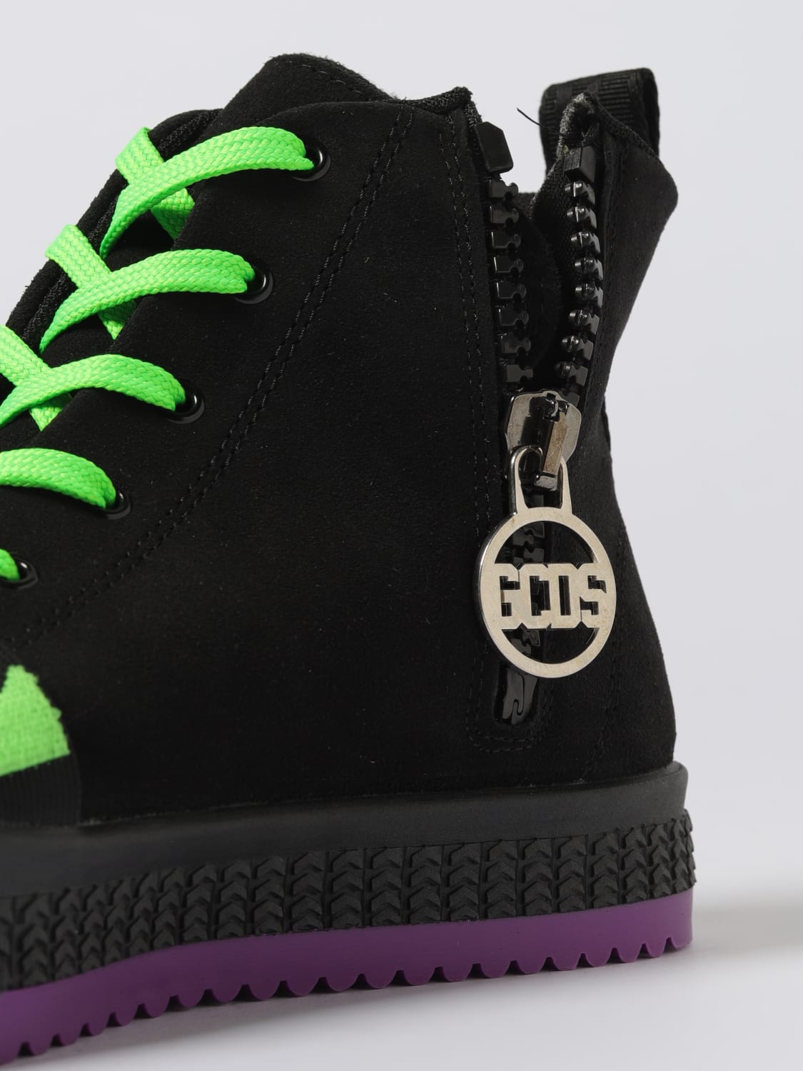 GCDS BASKETS: Baskets homme GCDS, Noir - Img 4