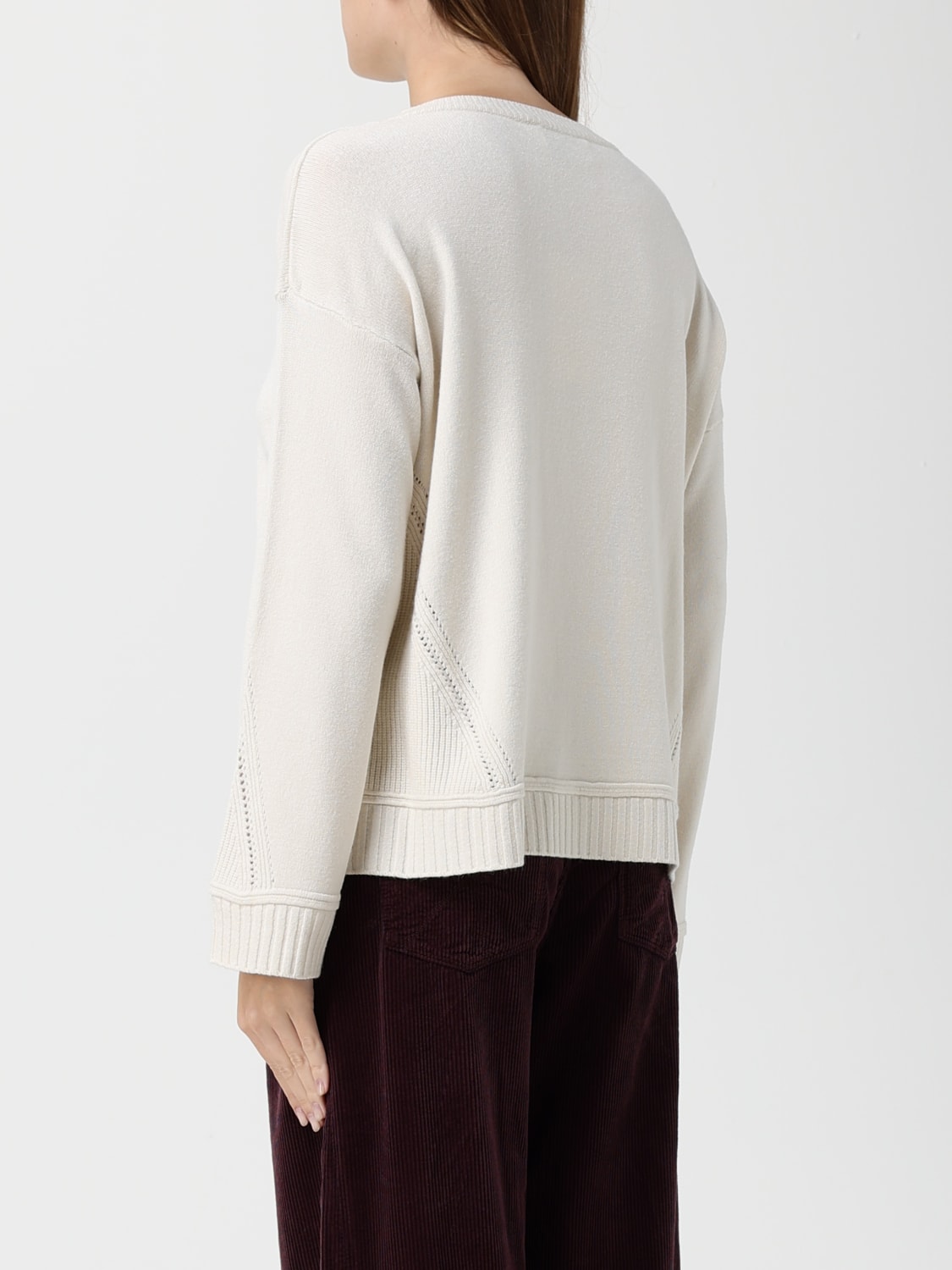 KAOS SWEATER: Sweatshirt woman Kaos, Yellow Cream - Img 2