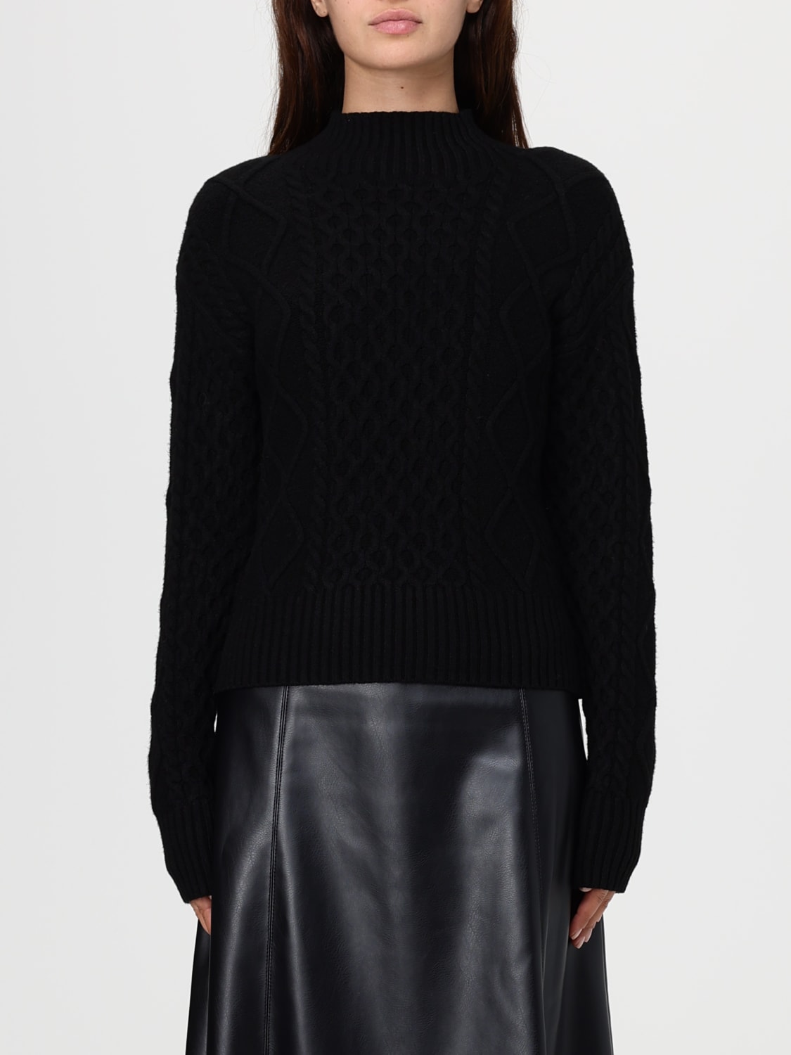 KAOS SWEATER: Sweatshirt woman Kaos, Black - Img 1