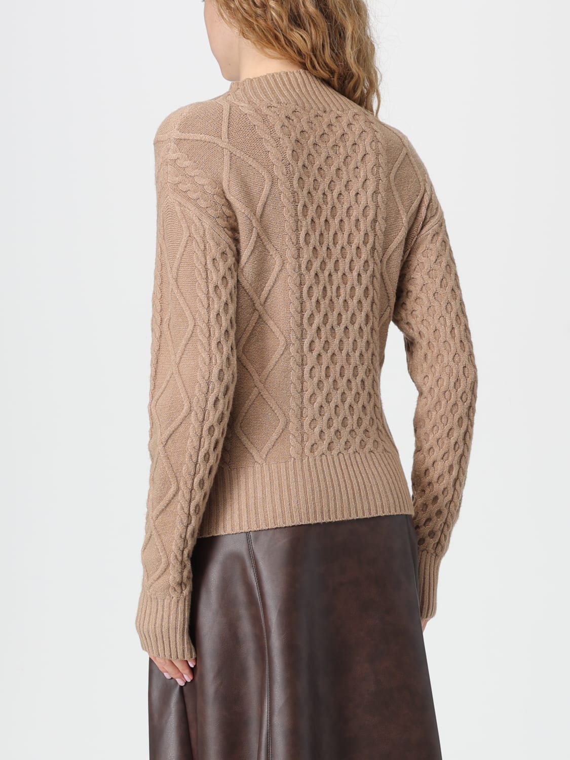 KAOS SWEATER: Sweatshirt woman Kaos, Camel - Img 2