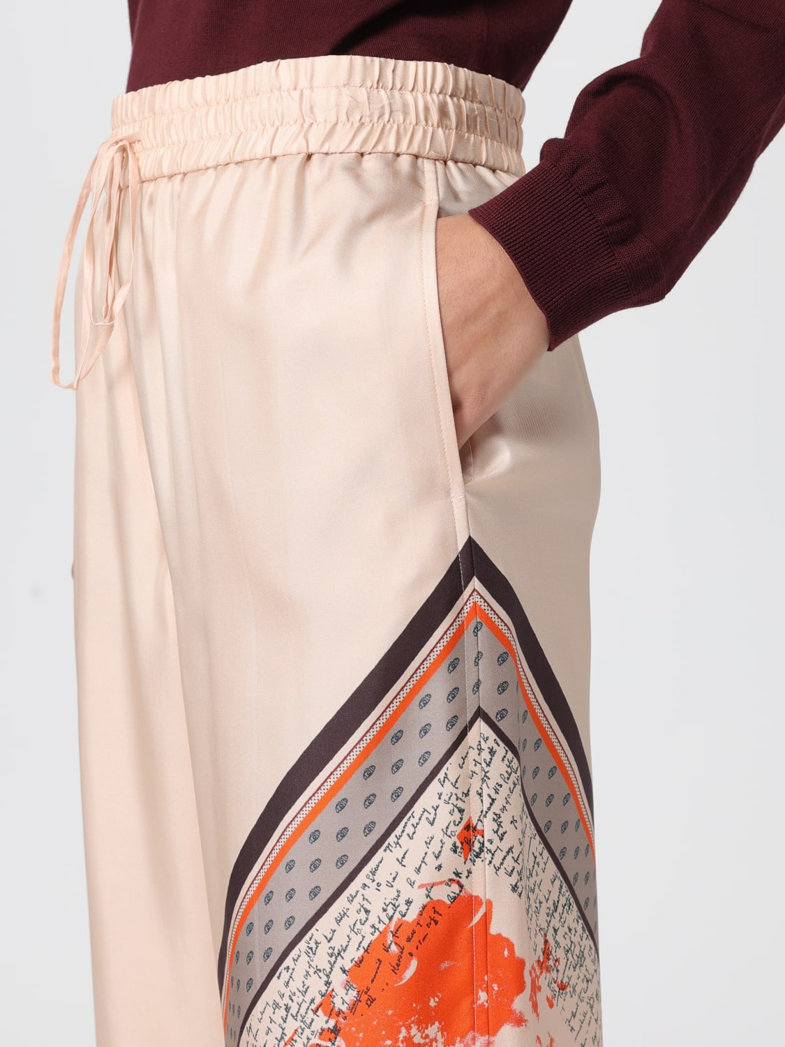 PAUL SMITH PANTALON: Pantalon femme Paul Smith, Rouge - Img 4