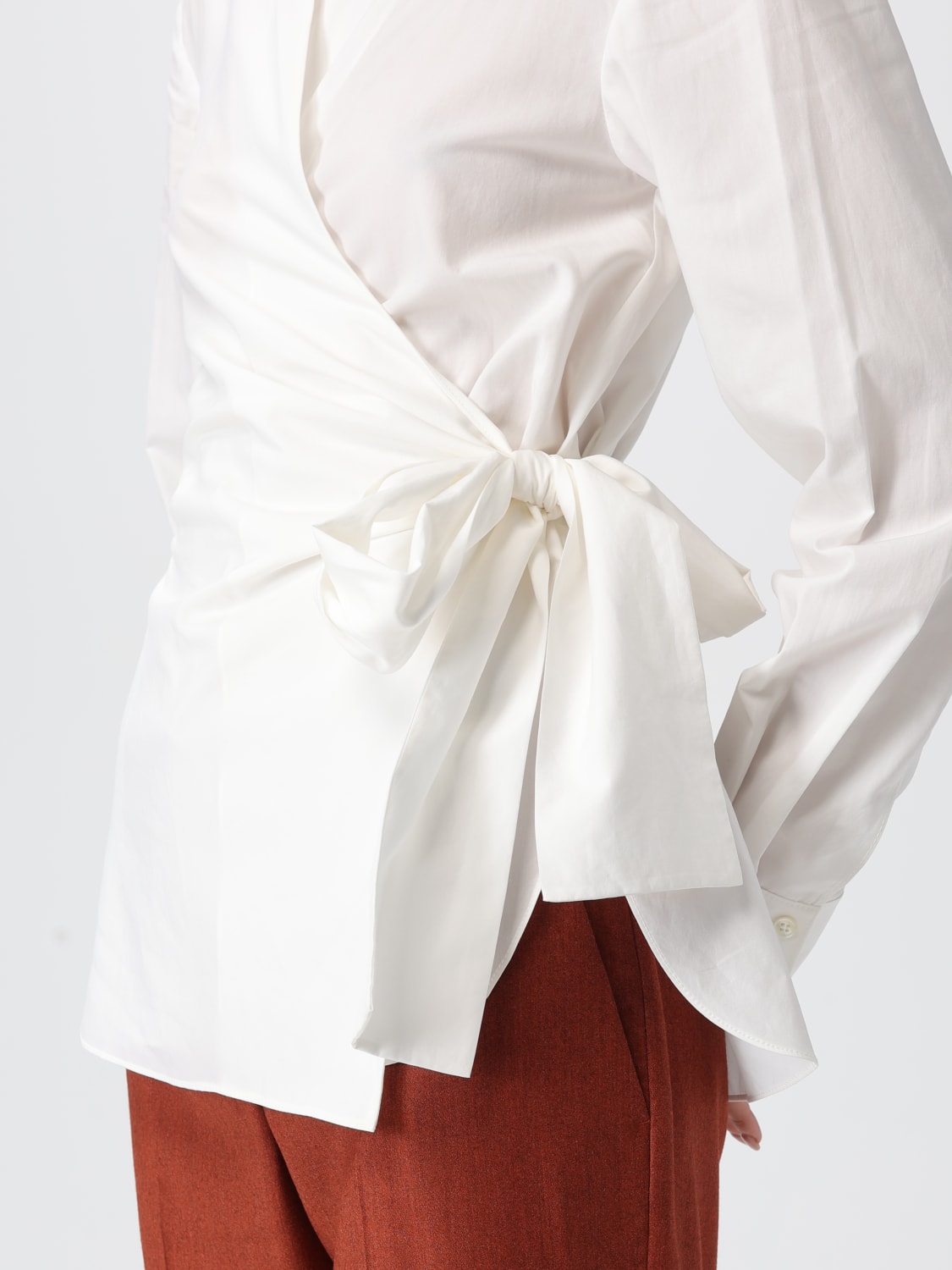 PAUL SMITH HEMDBLUSE: Hemdbluse damen Paul Smith, Weiß - Img 4