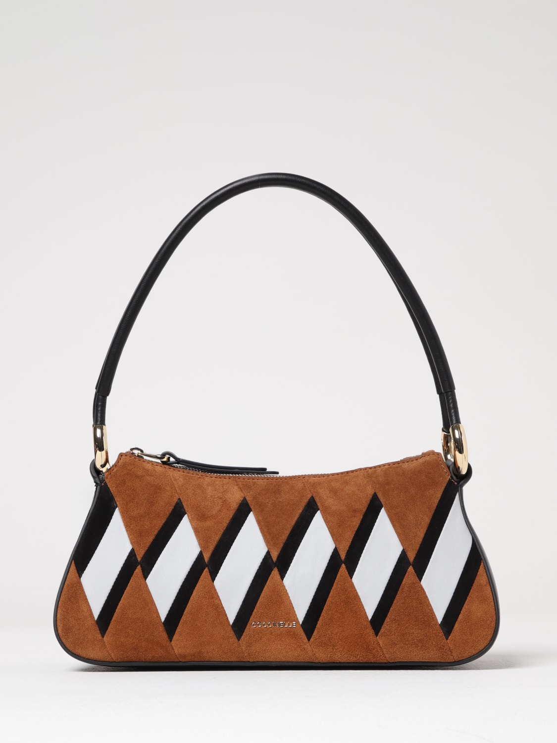 COCCINELLE SHOULDER BAG: Handbag woman Coccinelle, Brown - Img 1
