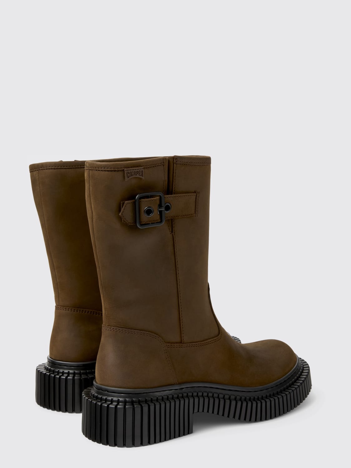 CAMPER BOTTES: Chaussures femme Camper, Marron - Img 3