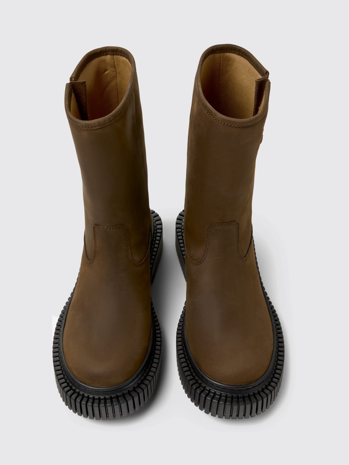 CAMPER BOTTES: Chaussures femme Camper, Marron - Img 4