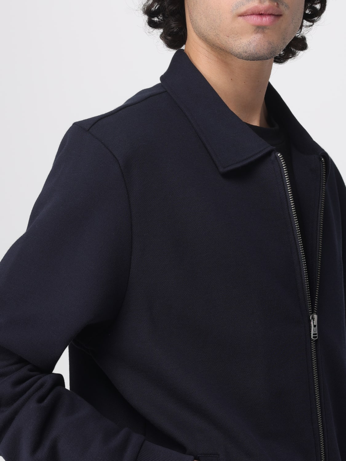 FRED PERRY JACKET: Sweatshirt men Fred Perry, Blue - Img 4