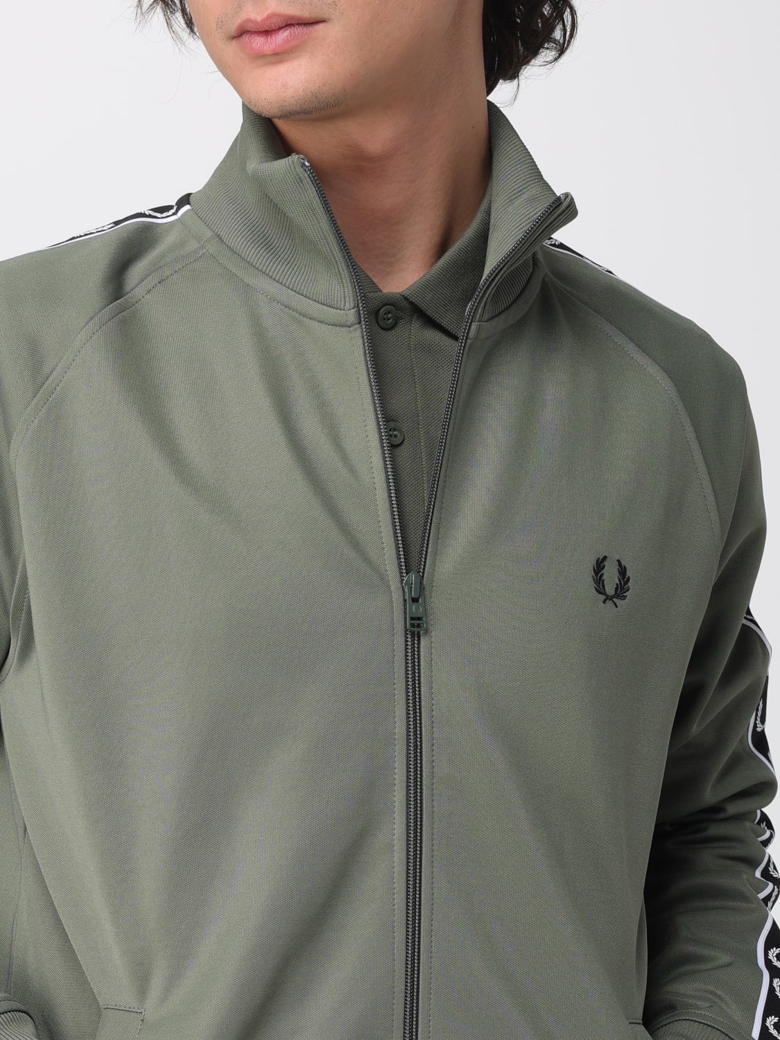 FRED PERRY SWEATSHIRT: Sweatshirt herren Fred Perry, Grün - Img 4