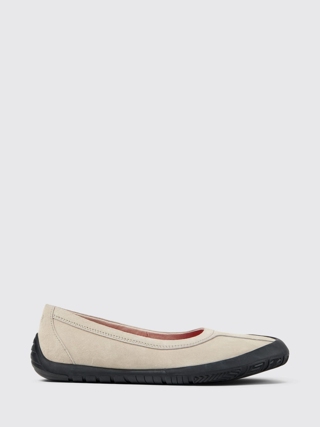 CAMPER BALLERINE: Ballerina Peu Path Camper in camoscio , Beige - Img 1