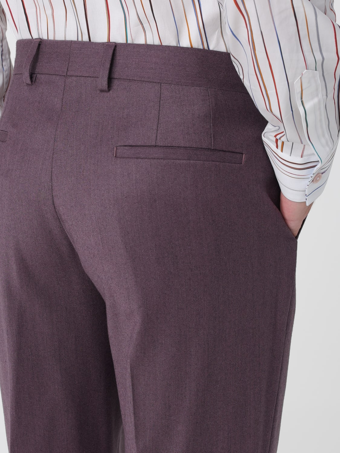 PAUL SMITH PANTS: Pants men Paul Smith, Violet - Img 4