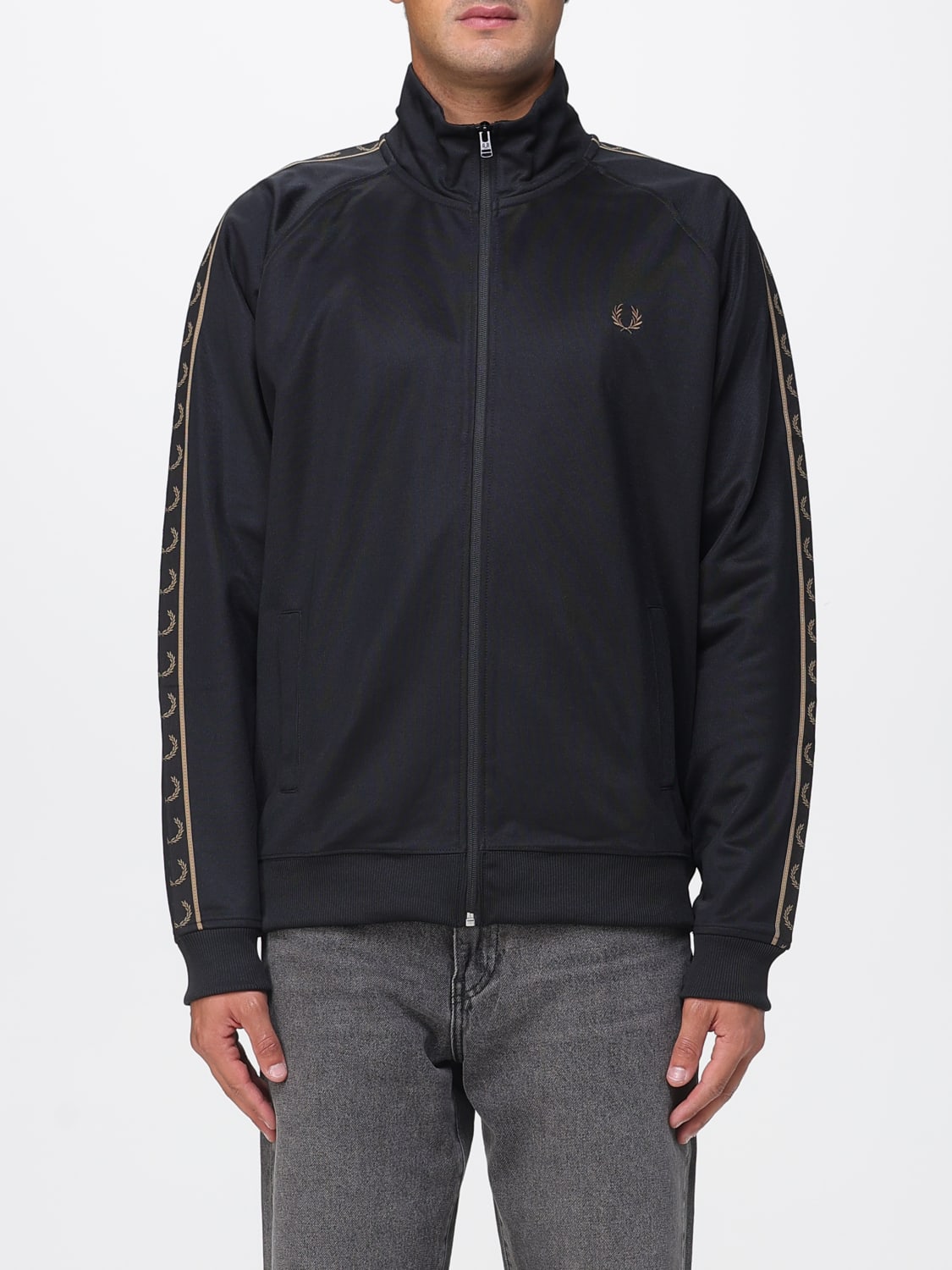 FRED PERRY SUDADERA: Sudadera hombre Fred Perry, Negro - Img 1