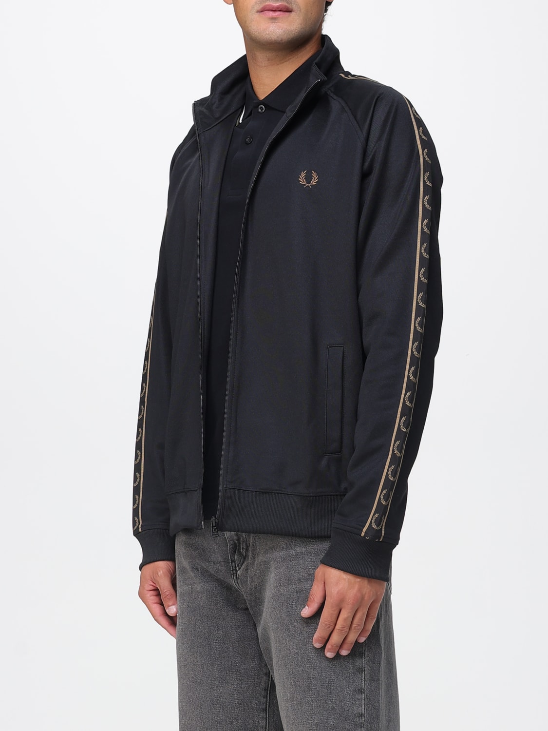 FRED PERRY SUDADERA: Sudadera hombre Fred Perry, Negro - Img 3