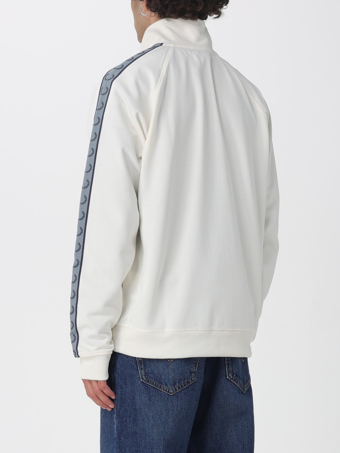 FRED PERRY SWEATSHIRT: Sweatshirt men Fred Perry, Ecru - Img 2