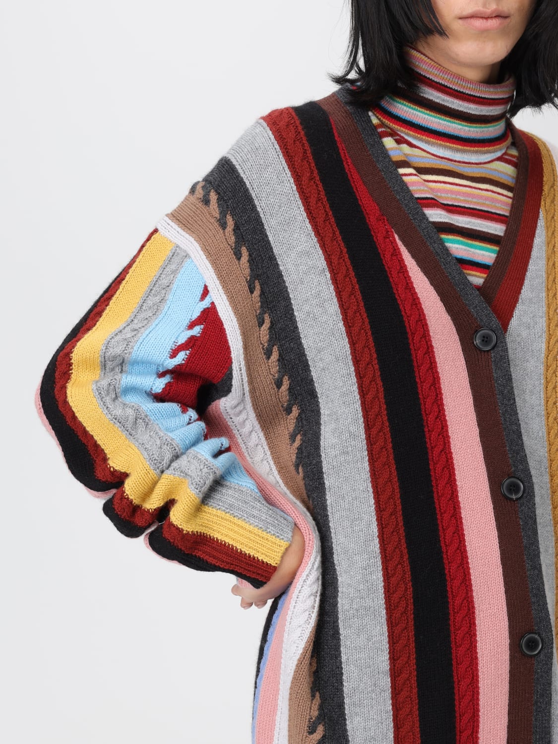 PAUL SMITH PULL: Cardigan femme Paul Smith, Multicolore - Img 4