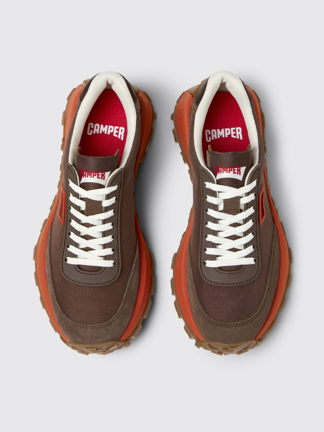 CAMPER SNEAKERS: Shoes woman Camper, Brown - Img 4