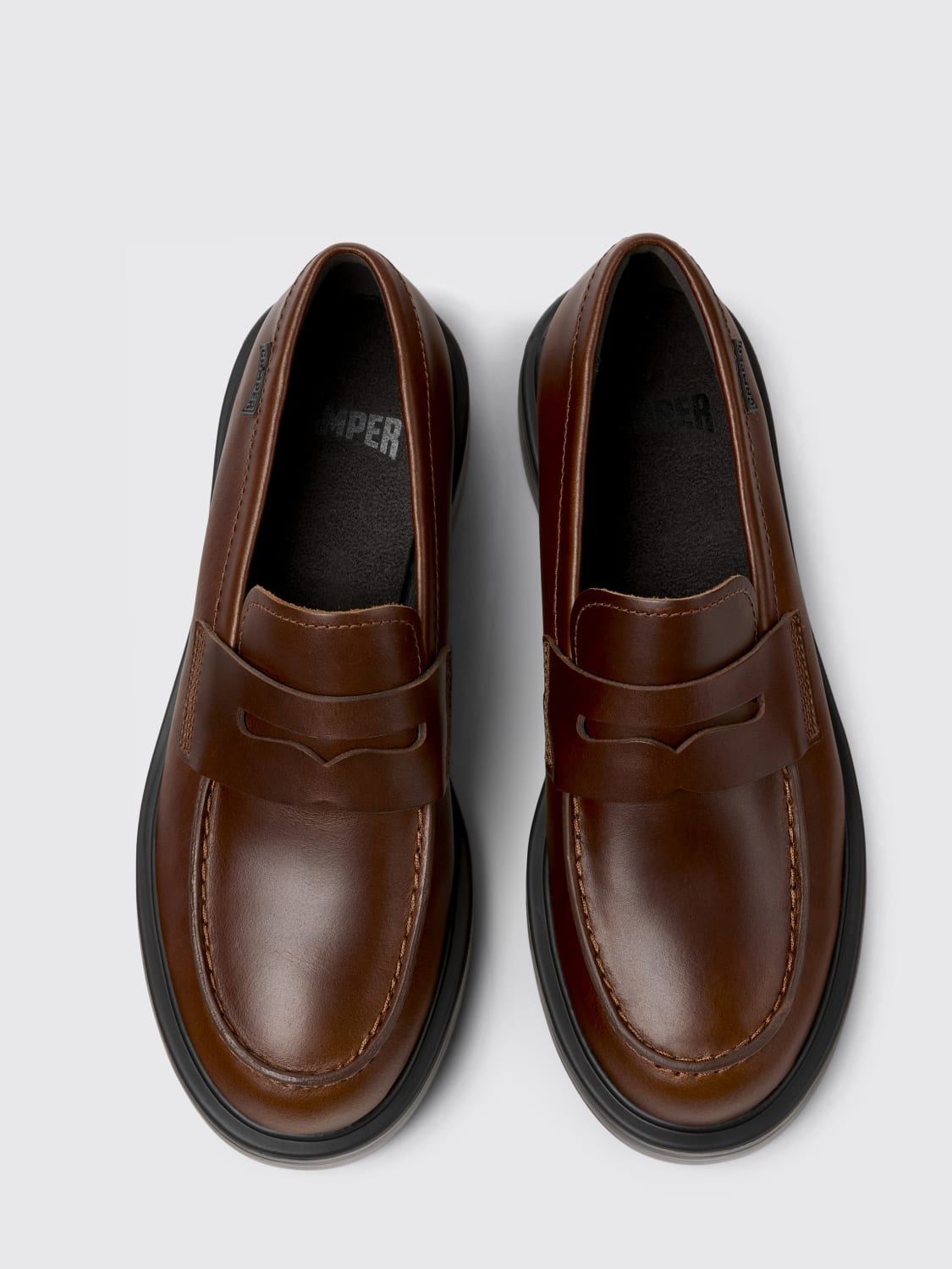 CAMPER LOAFER: Shoes woman Camper, Brown - Img 4