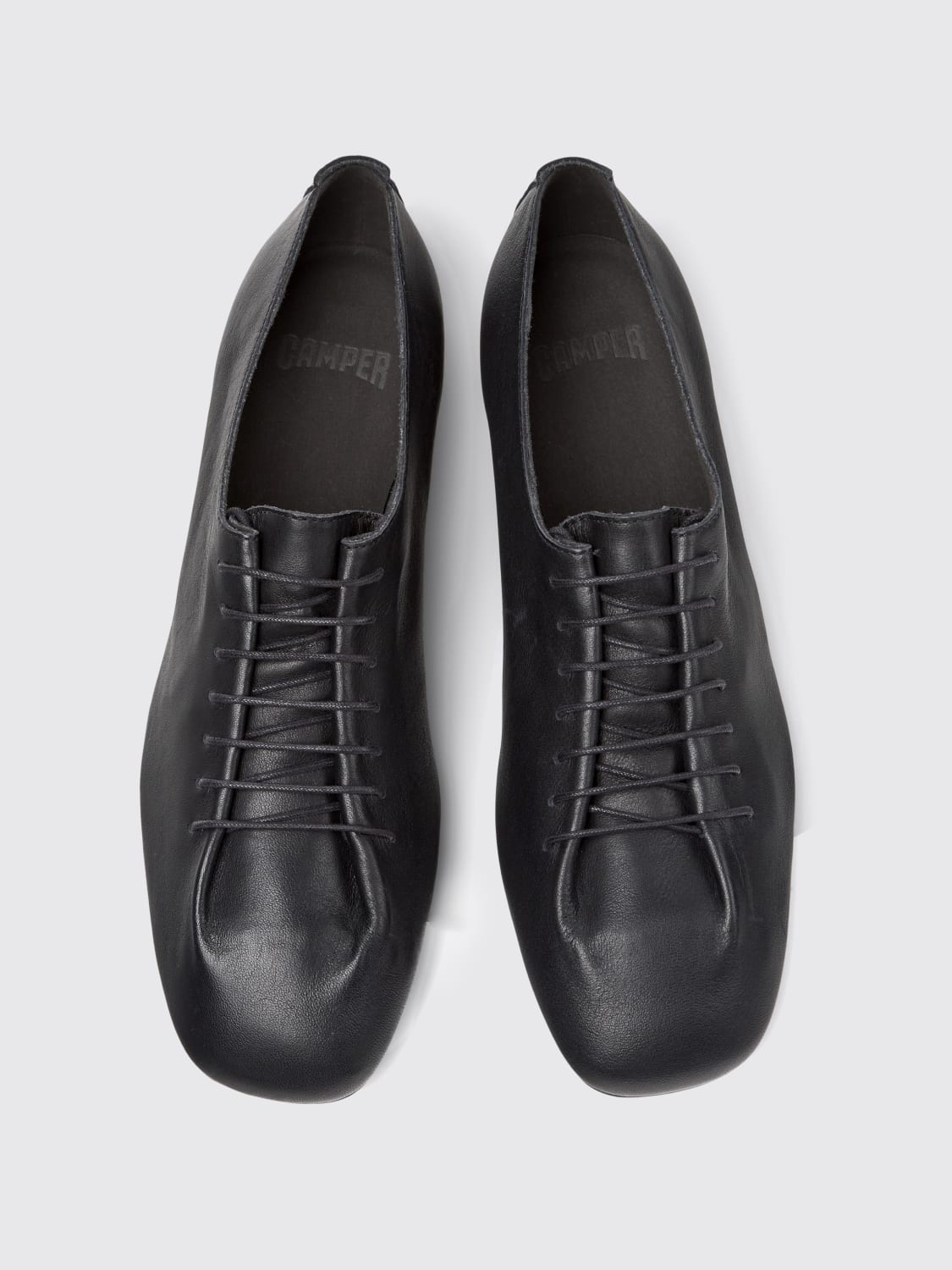 CAMPER STRINGATE: Derby Casi Myra Camper in pelle , Nero - Img 4