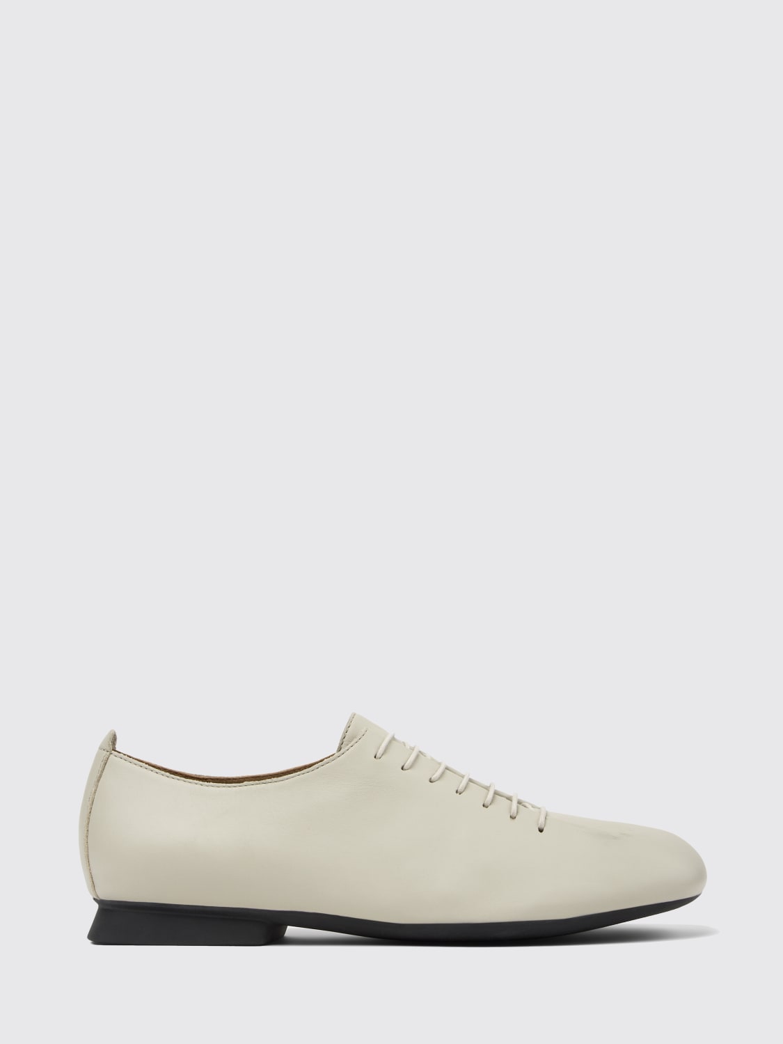 CAMPER STRINGATE: Derby Casi Myra Camper in pelle , Beige - Img 1