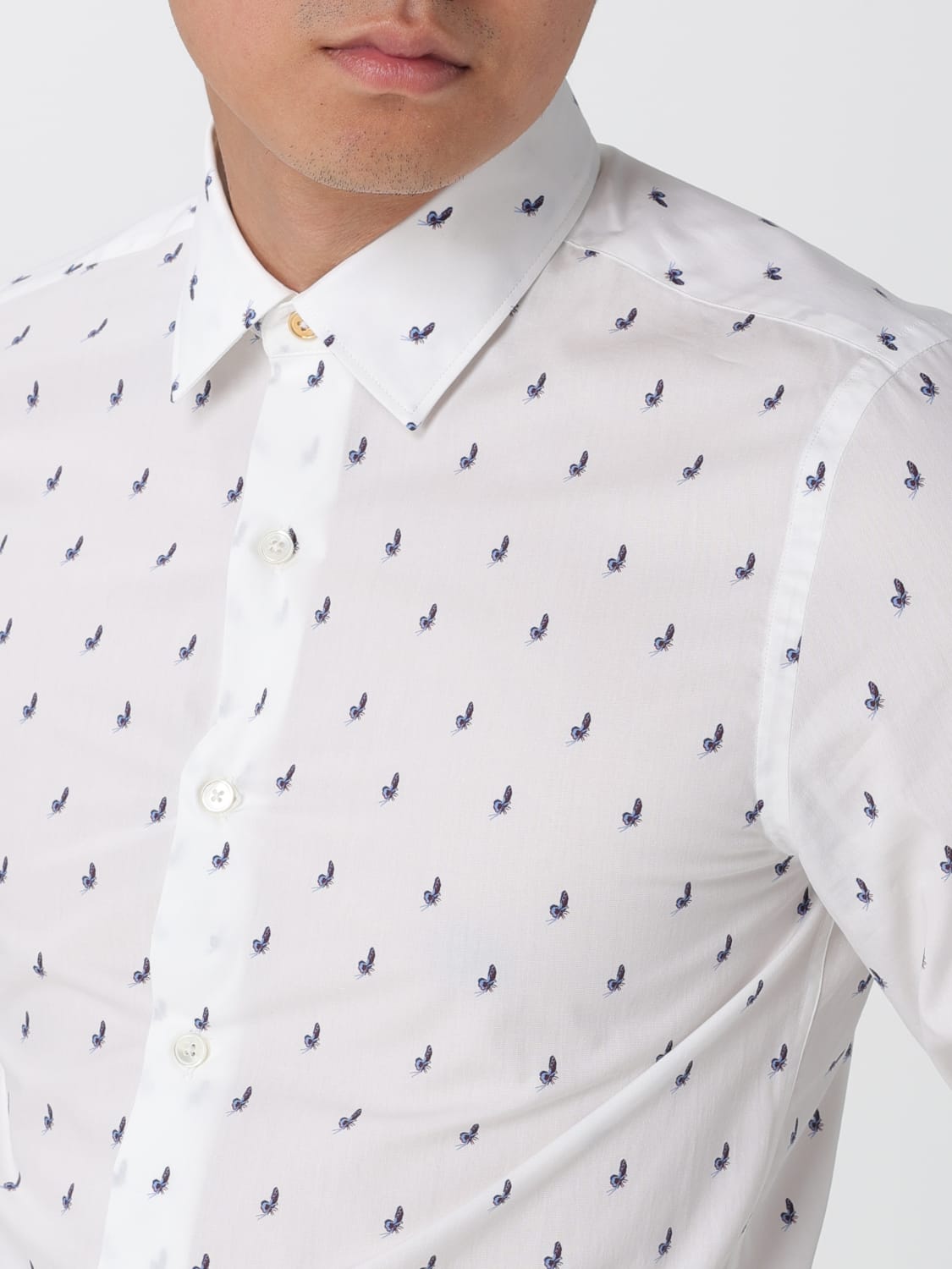 PAUL SMITH SHIRT: Shirt men Paul Smith, White - Img 4