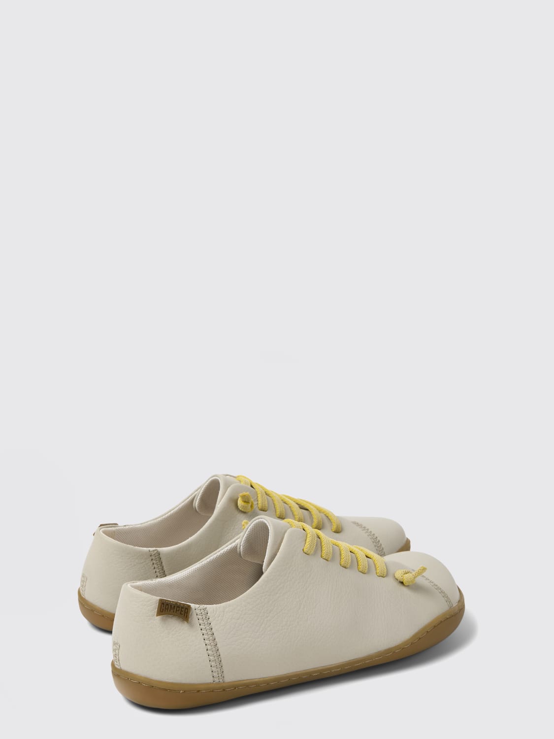 CAMPER SNEAKERS: Sneakers Peu Camper in pelle , Beige - Img 3