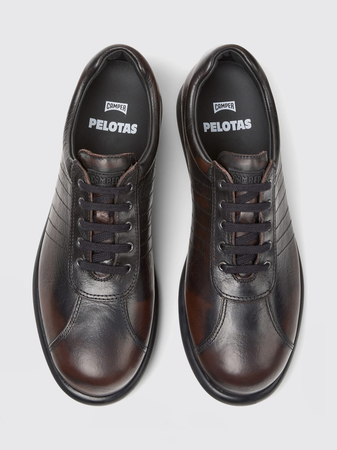 CAMPER SNEAKERS: Sneakers Pelotas Camper in pelle conciata al vegetale, Fantasia - Img 4