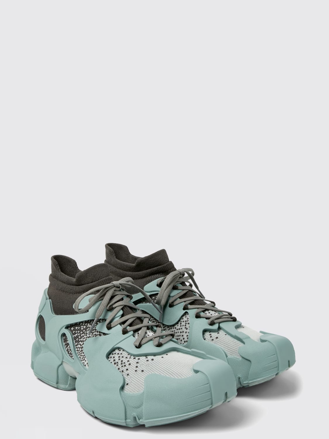 CAMPERLAB SNEAKERS: Sneakers Tossu CamperLab in maglia 3D di PET riciclato , Grigio - Img 2