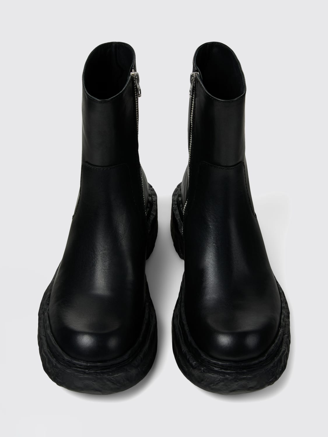 CAMPERLAB STIVALETTI: Stivaletto Vamonos CamperLab in pelle , Nero - Img 4