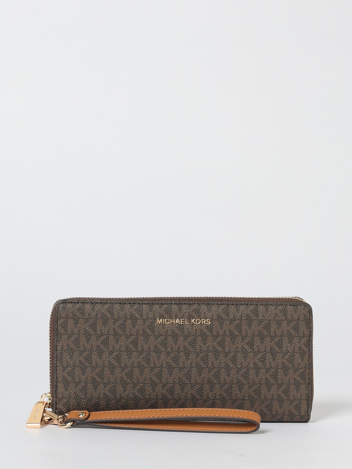 MICHAEL KORS WALLET: Wallet woman Michael Kors, Brown - Img 1