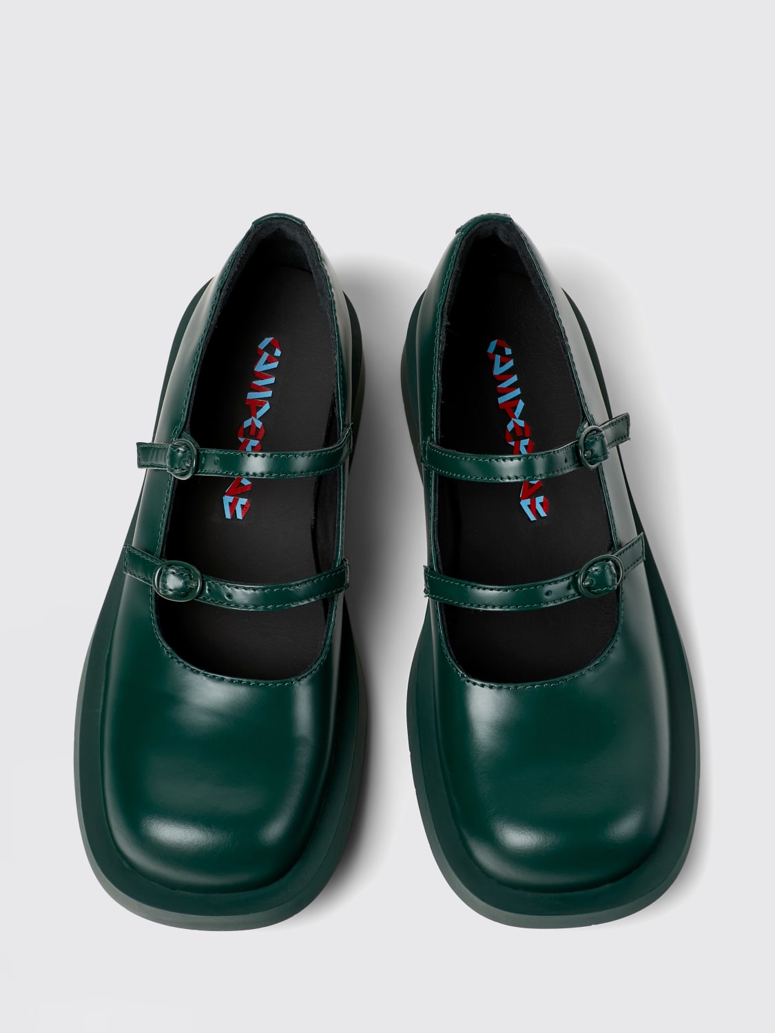 CAMPERLAB MOCASSINI: Mocassino Mil 1978 CamperLab in pelle , Verde - Img 4