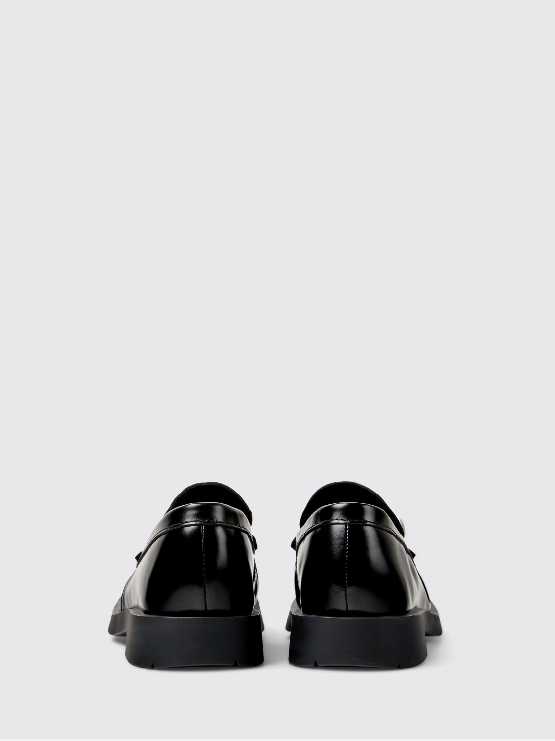 CAMPERLAB MOCASSINI: Mocassino Mil 1978 CamperLab in pelle spazzolata , Nero - Img 3