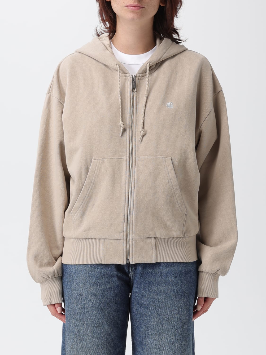 CARHARTT WIP SWEATSHIRT: Pullover damen Carhartt Wip, Beige - Img 1