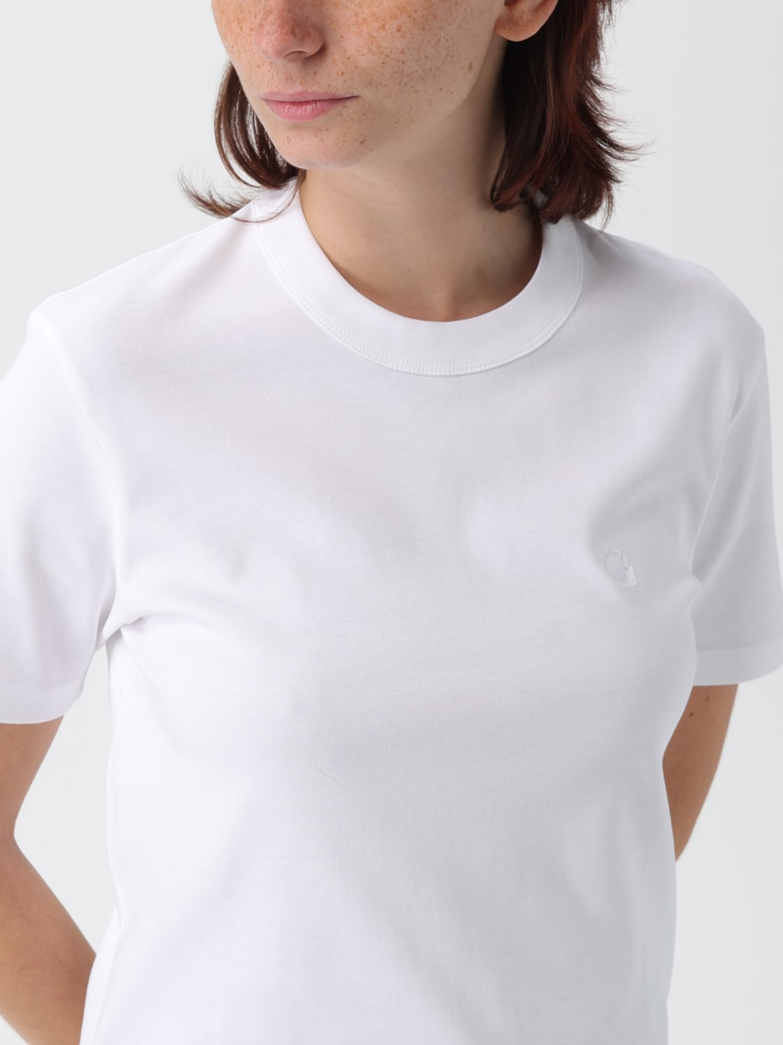 CARHARTT WIP 티셔츠: 티셔츠 여성 Carhartt Wip, 화이트 - Img 3