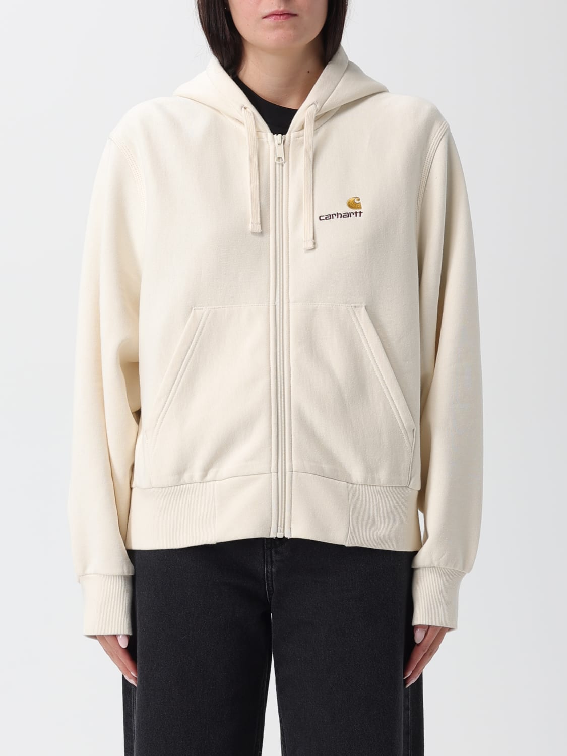 CARHARTT WIP SWEATSHIRT: Pullover damen Carhartt Wip, Beige - Img 1