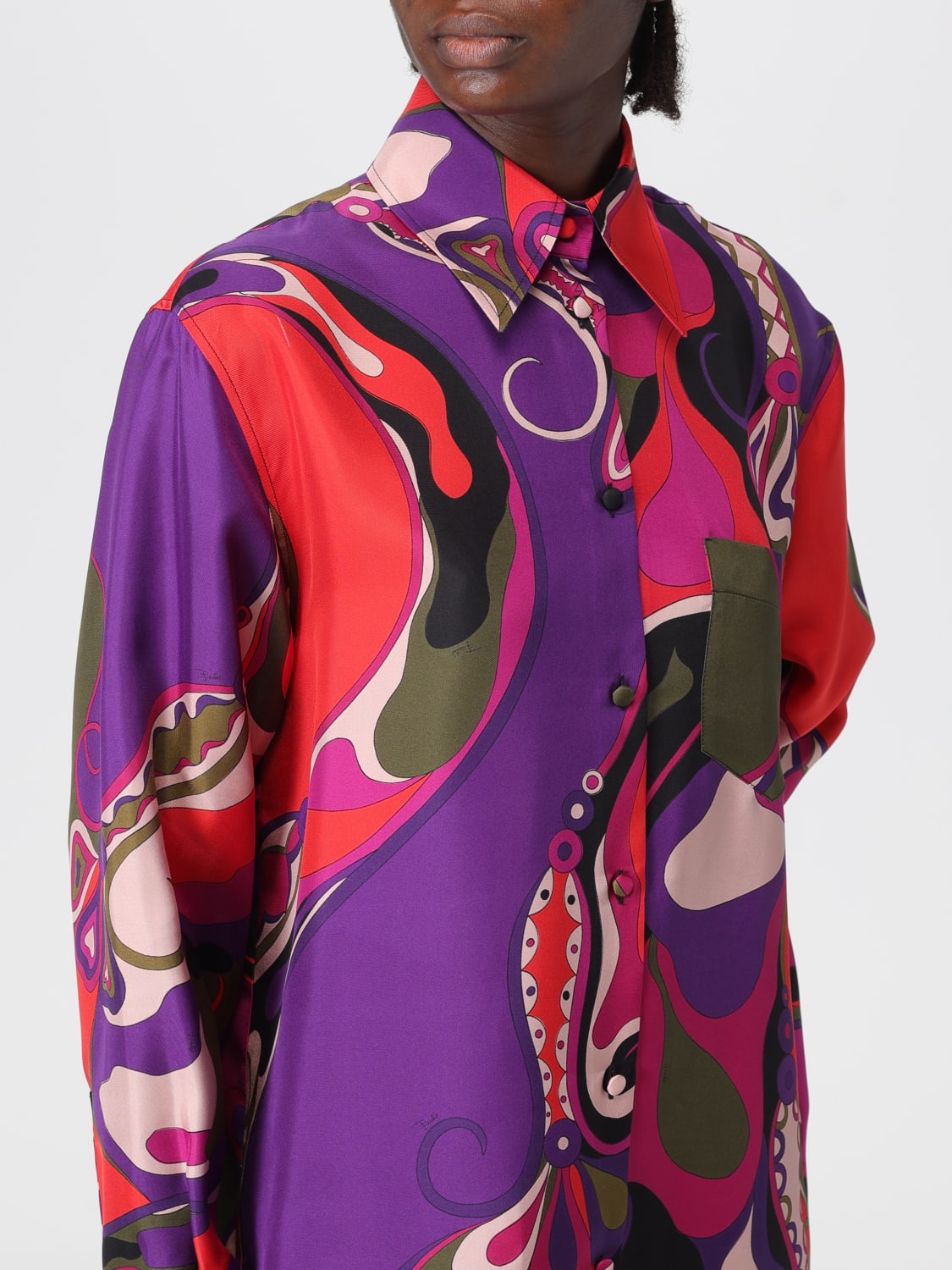 PUCCI CHEMISE: Chemise femme Pucci, Multicolore - Img 5