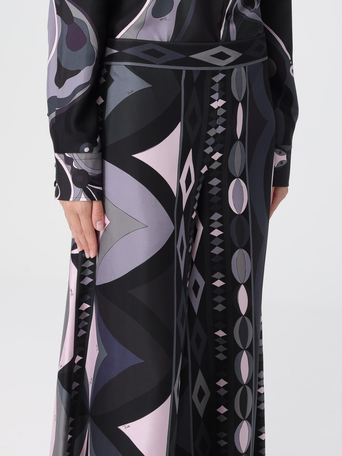 PUCCI HOSE: Hose damen Pucci, Schwarz - Img 5