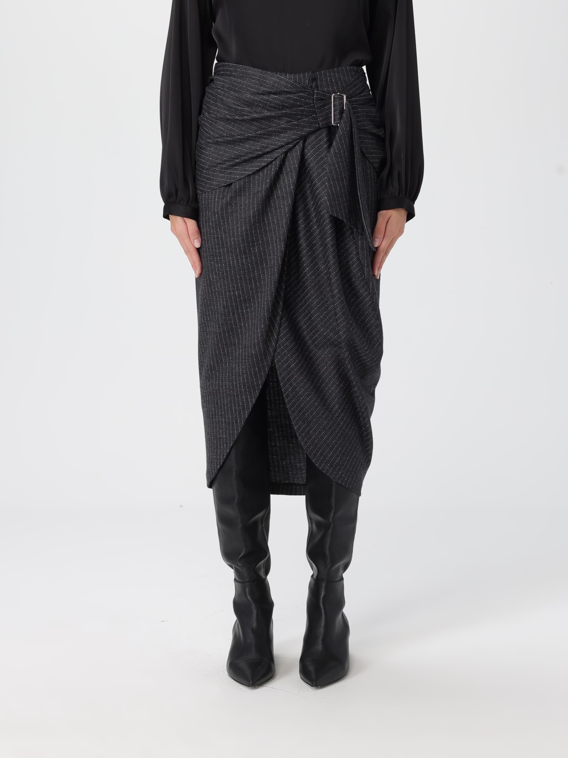 ISABEL MARANT JUPE: Jupe femme Isabel Marant, Gris - Img 1