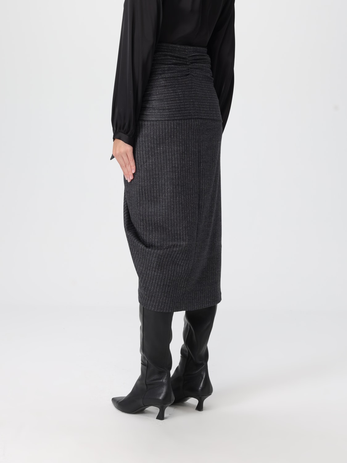 ISABEL MARANT JUPE: Jupe femme Isabel Marant, Gris - Img 3