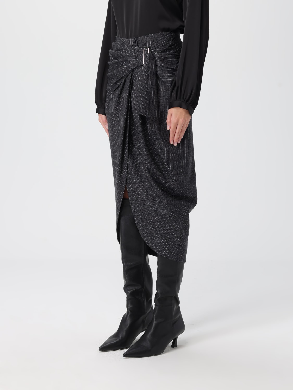 ISABEL MARANT JUPE: Jupe femme Isabel Marant, Gris - Img 4