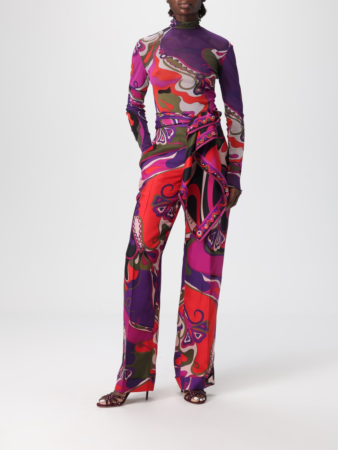 PUCCI TROUSERS: Trousers woman Pucci, Multicolor - Img 2