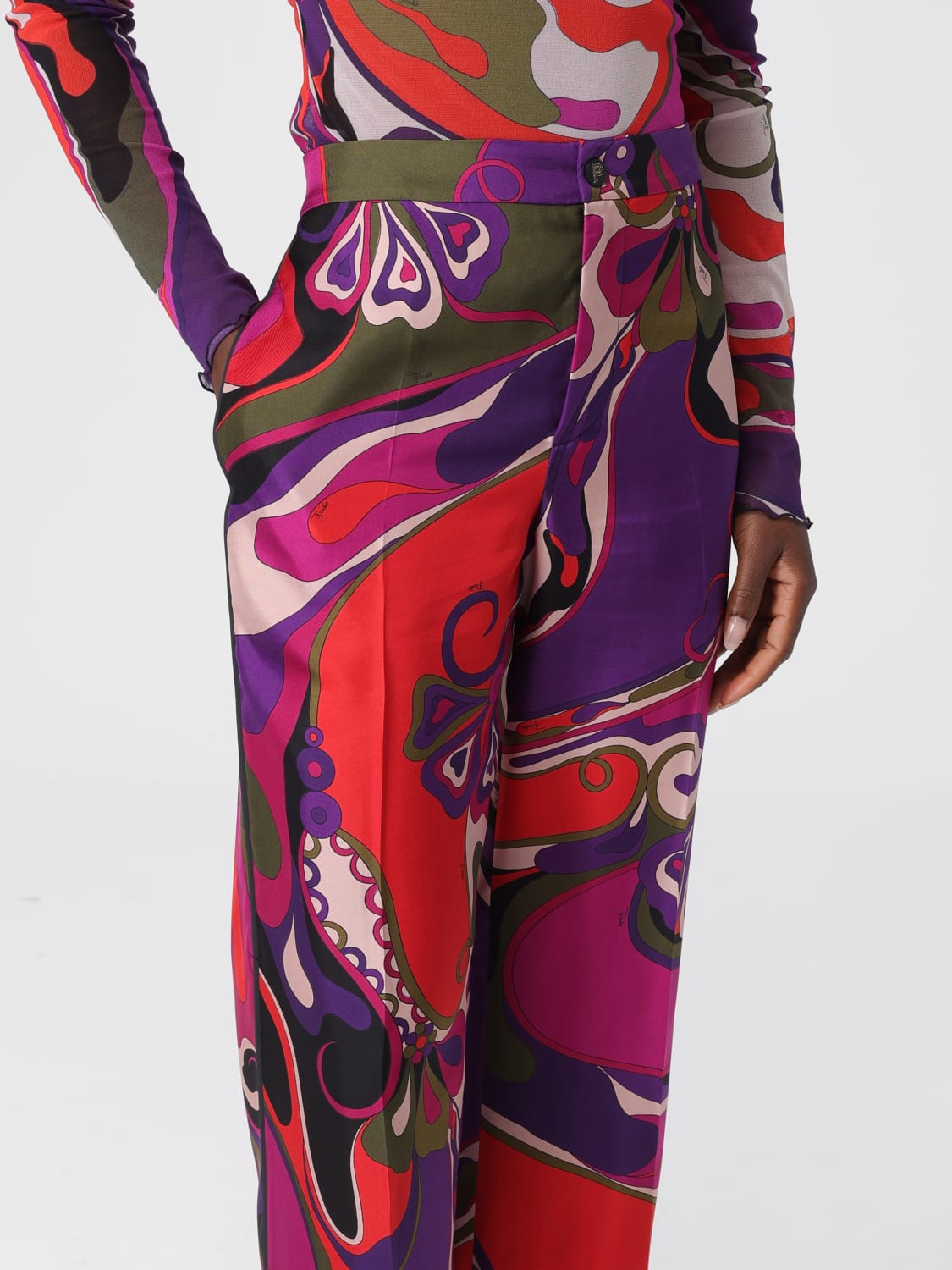 PUCCI TROUSERS: Trousers woman Pucci, Multicolor - Img 5